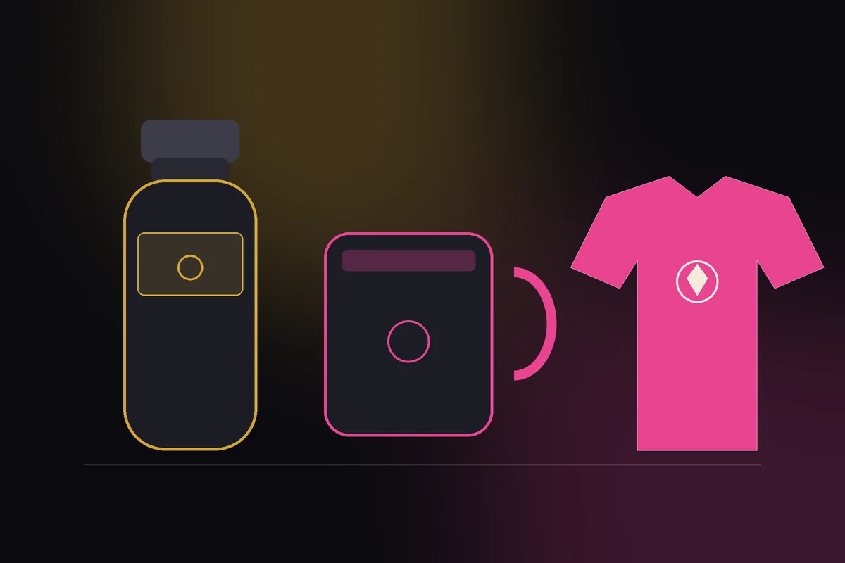 Siriverse thermo bottle, mug and tee